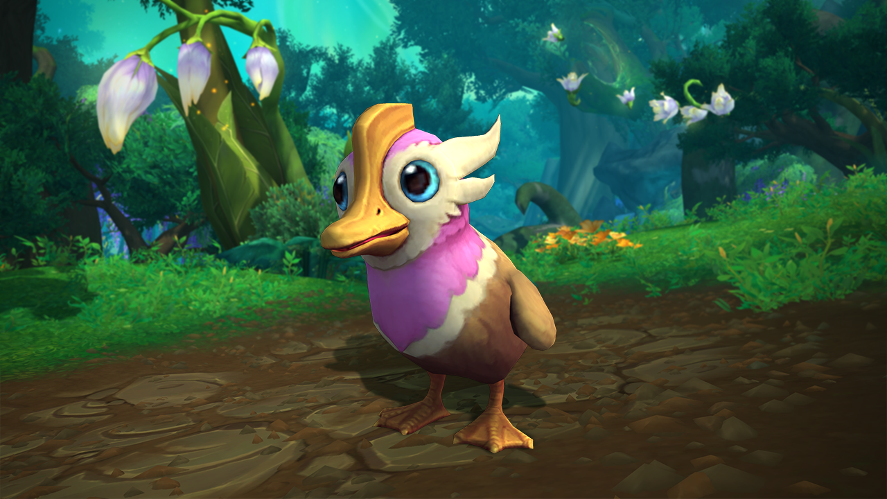 La mascota patito precioso